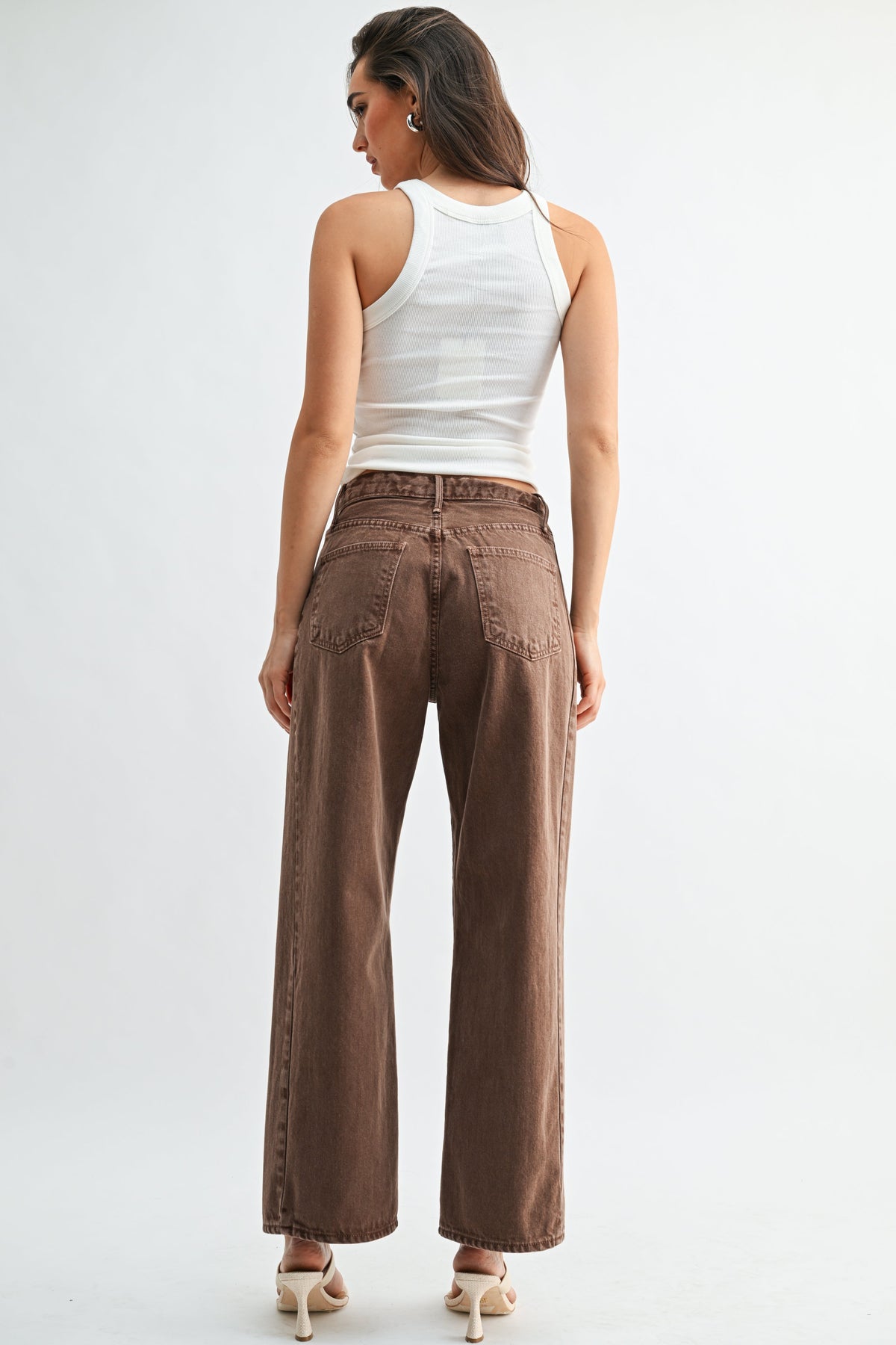 Barrel Jean Twist - Vintage Brown