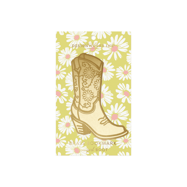 Metal Bookmark - Cowgirl Boot