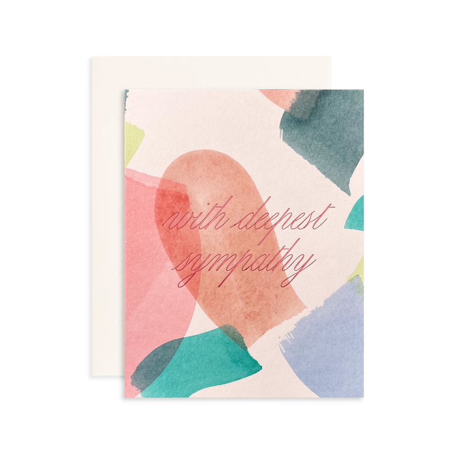 Sea Glass Sympathy Card by Moglea