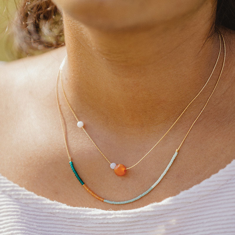 Dusk Necklace - Desert Sunset