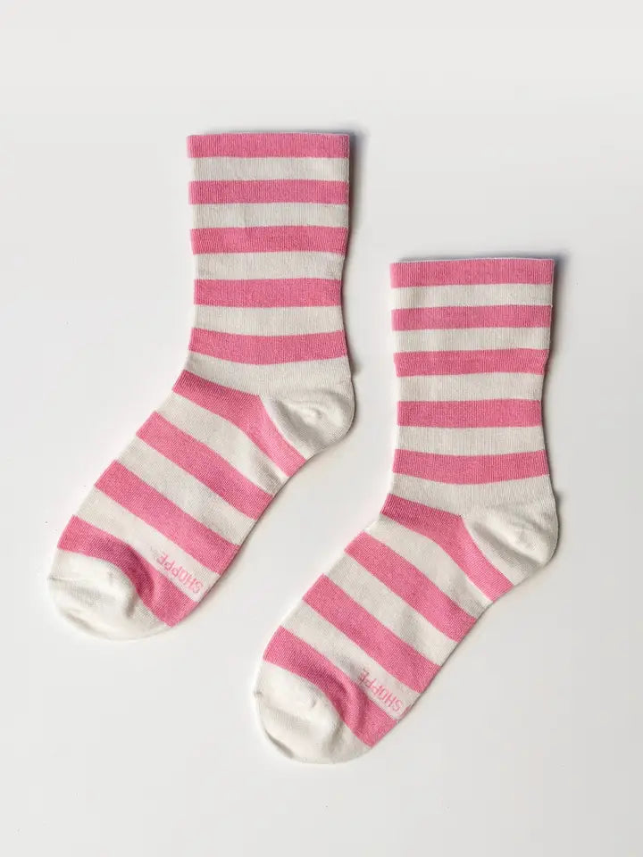 Wide Wally Socks - Rose