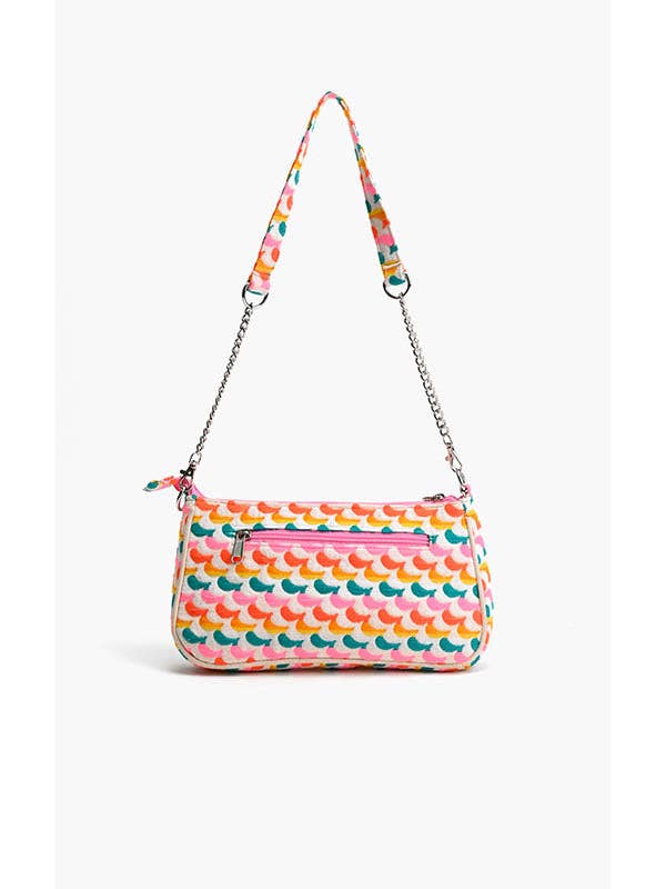 Rainbow Wings Floral Shoulder Bag