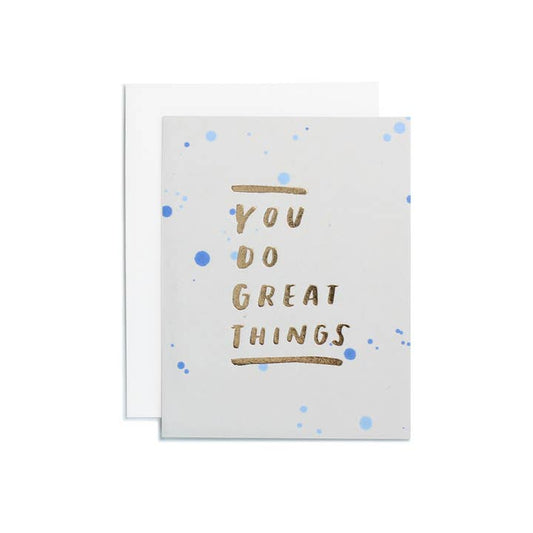 Great Things Card by Moglea