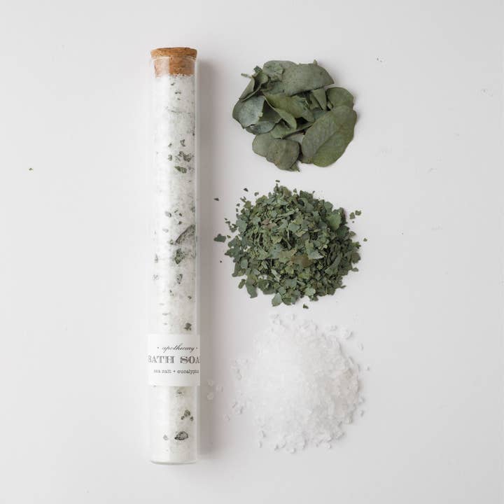 Bath Soak Test Tube - Sea Salt + Eucalyptus