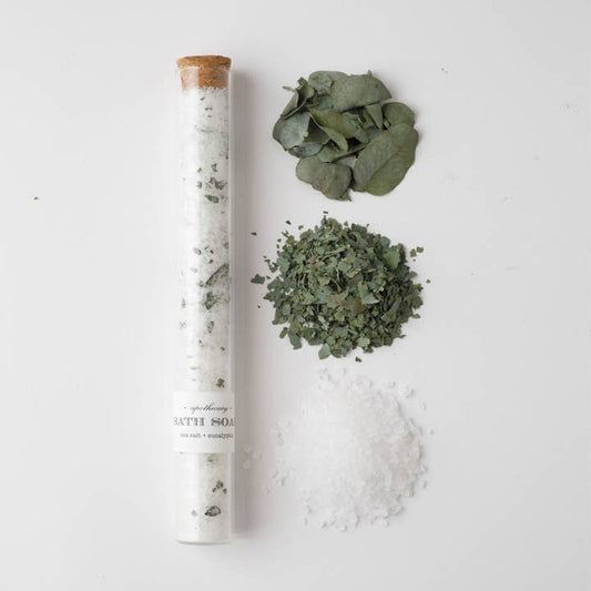 Bath Soak Test Tube - Sea Salt + Eucalyptus