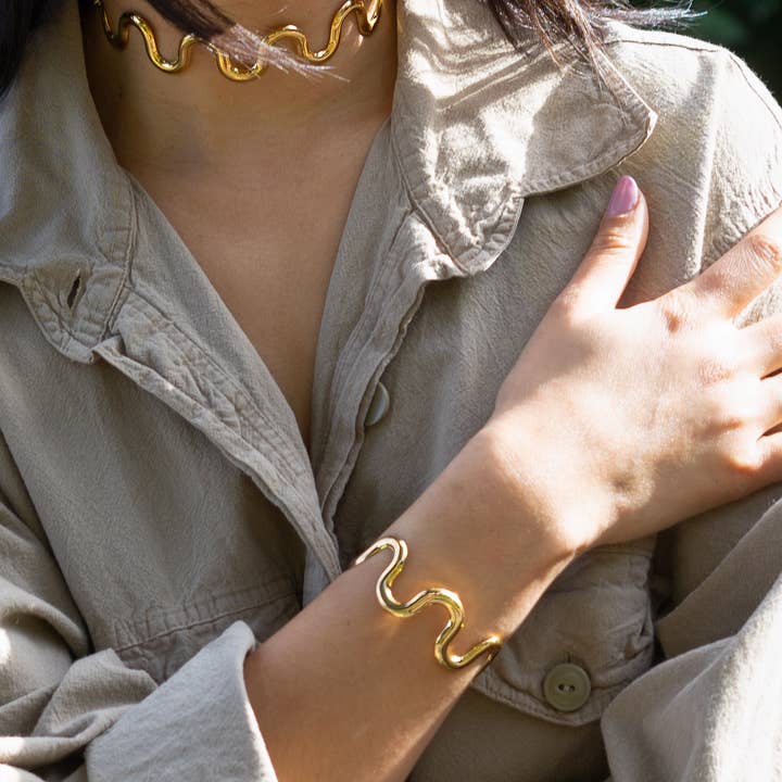 Alma Cuff - Gold