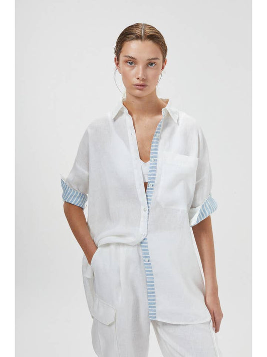 Island Linen Shirt - Off-White