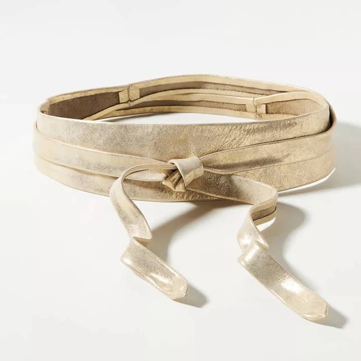 Wrap Belt - Gold Macchiato