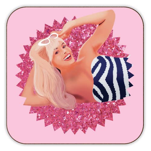 Barbie Coaster - Retro Barbie