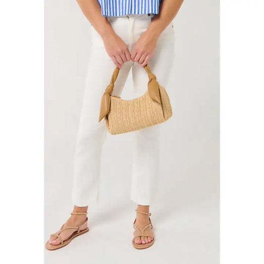 Riley Top Handle Bag - Tan