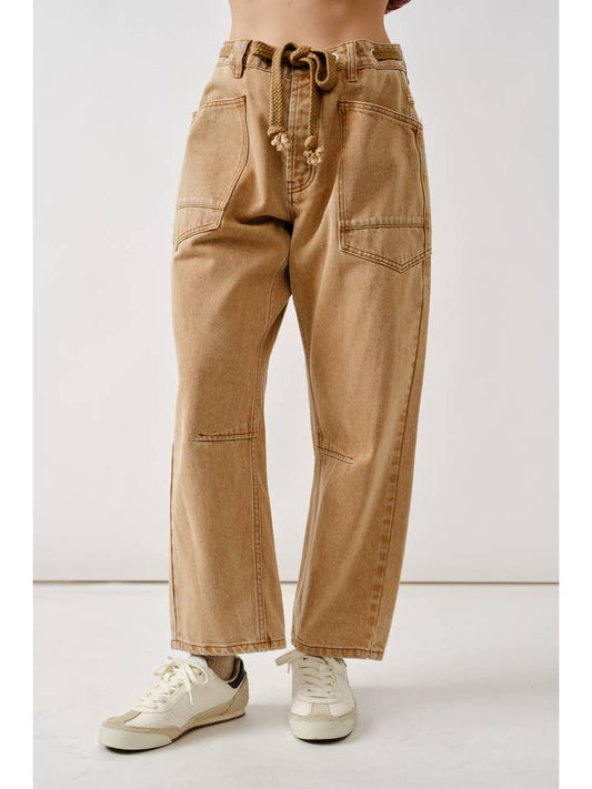 Barrel Pant - Rust