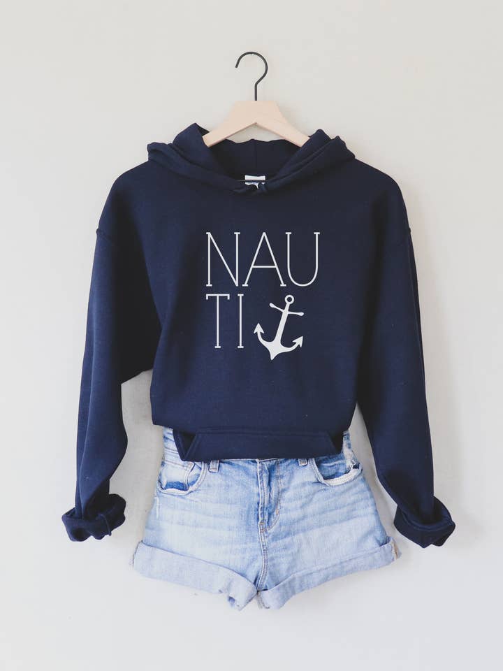 Nauti Anchor Hooded Sweatshirt