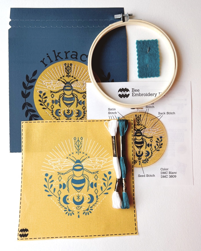 Embroidery Kit - Bee