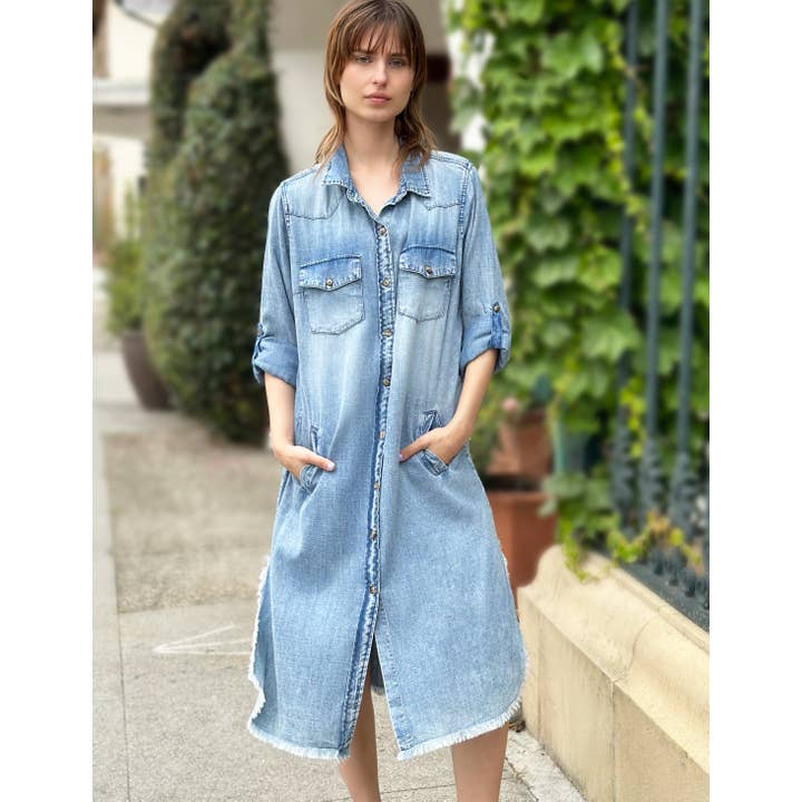 Meet Me Dress - Denim