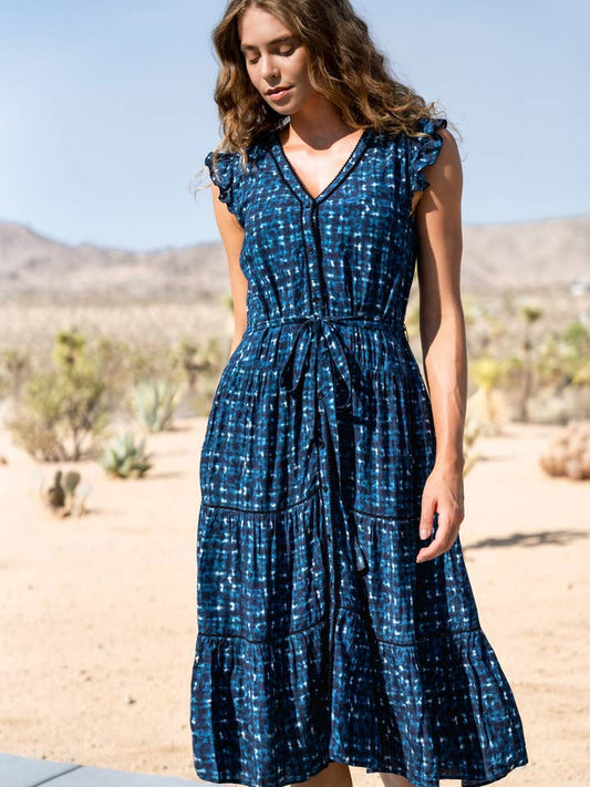 Emily Dress - Denim Noir