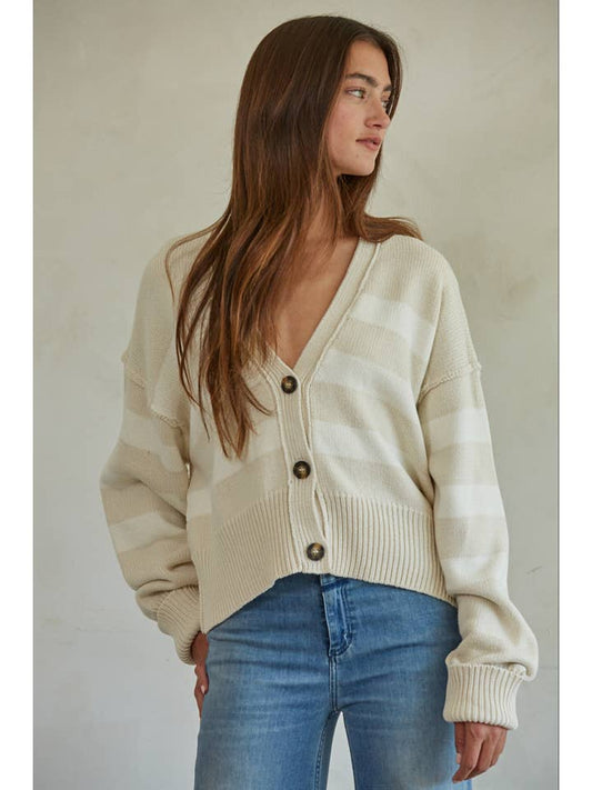 Irena Cardigan - Sand/Cream