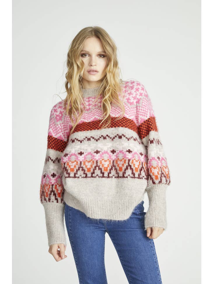 Raglan Fairisle Sweater
