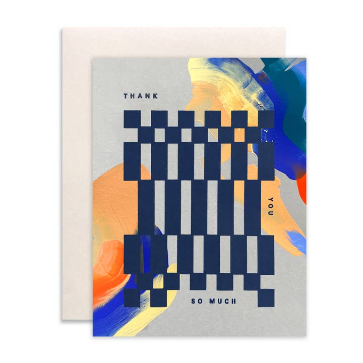 Tiled Thank You Card by Moglea