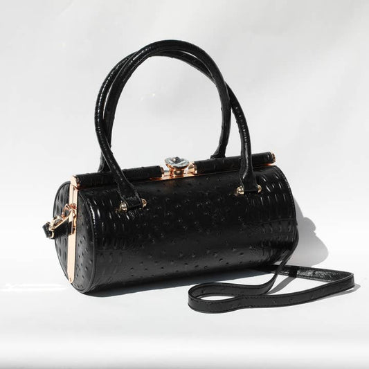 Beverly Hills Rolo Bag - Black