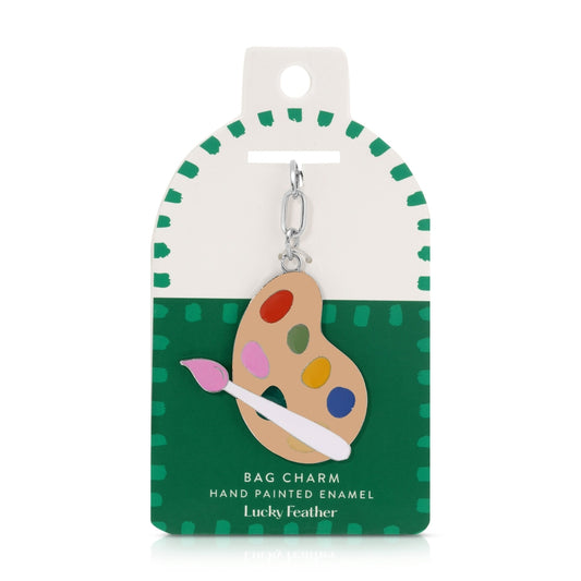Enamel Bag Charm - Paint Palette