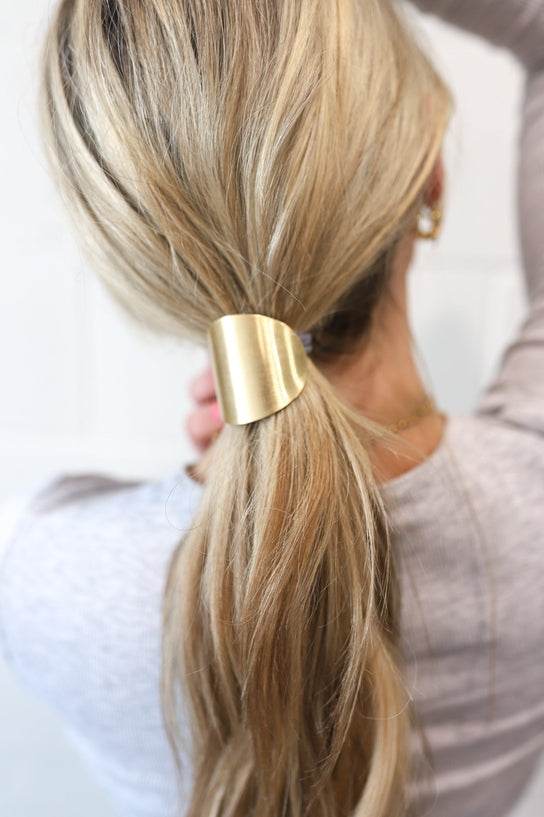 Rounded Ponytail Cuff