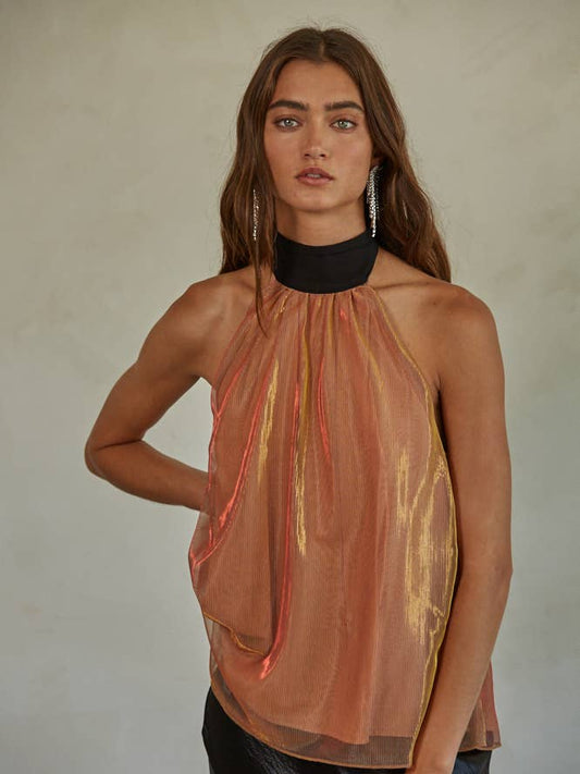 Dusk Eve Top - Burnt Orange - Final Sale