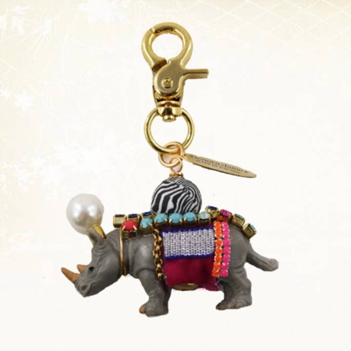 Bag Charm - Rhinoceros