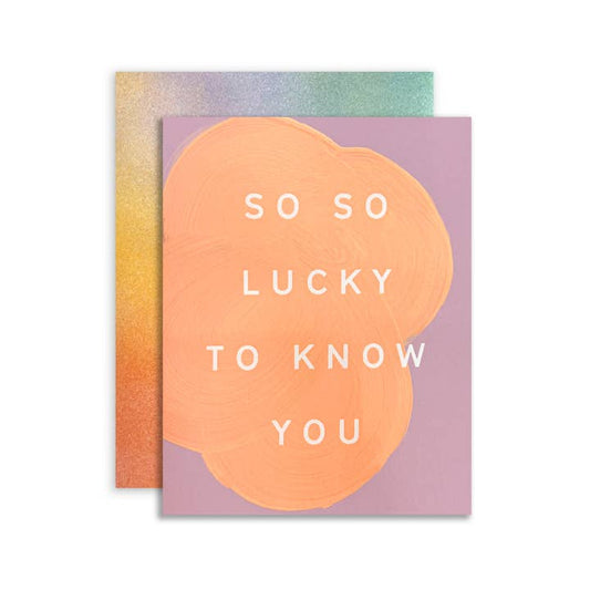 So So Lucky Card by Moglea