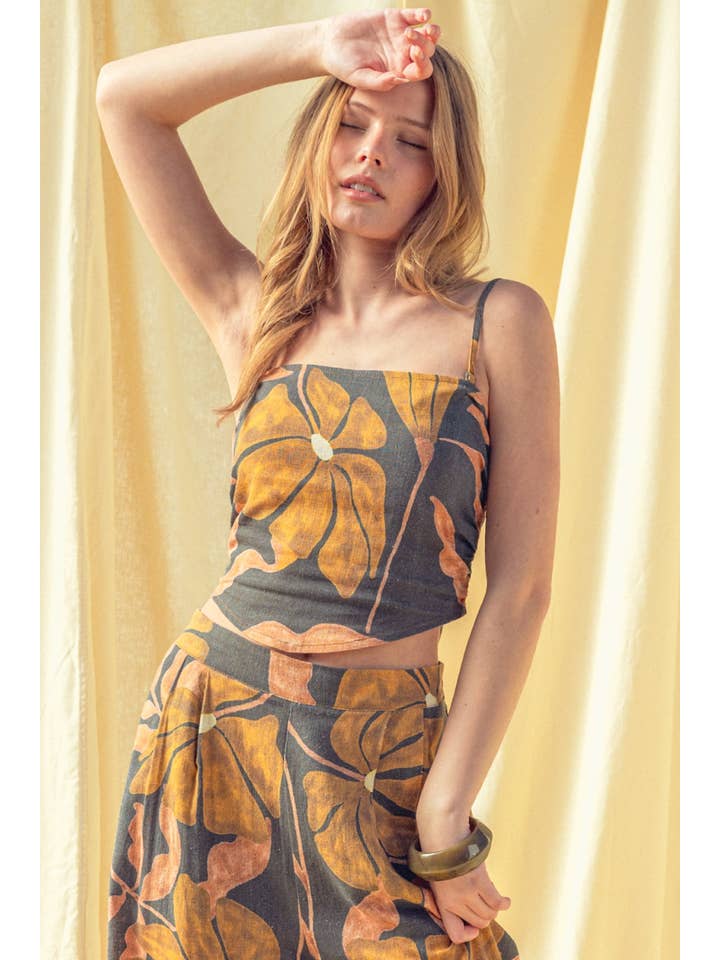 Tied Back Tube Top - Multi