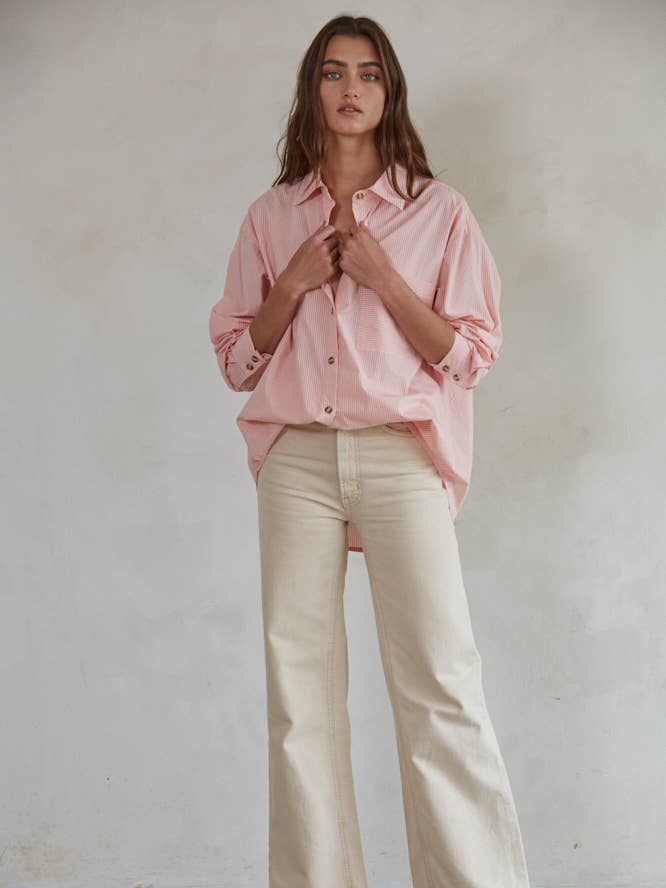 Beaufort Shirt - Coral