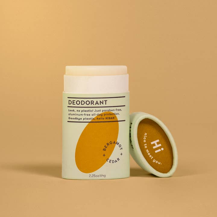 Deodorant - Bergamot + Cedar