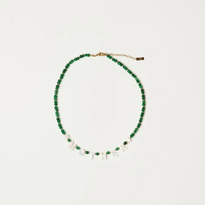Mother Necklace - Emerald Green