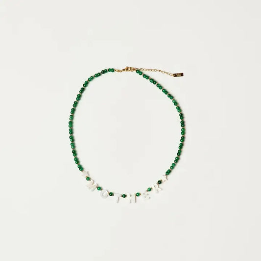 Mother Necklace - Emerald Green