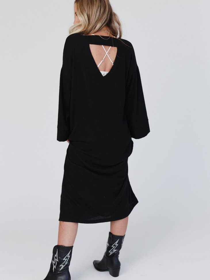 Remi Midi Dress - Black