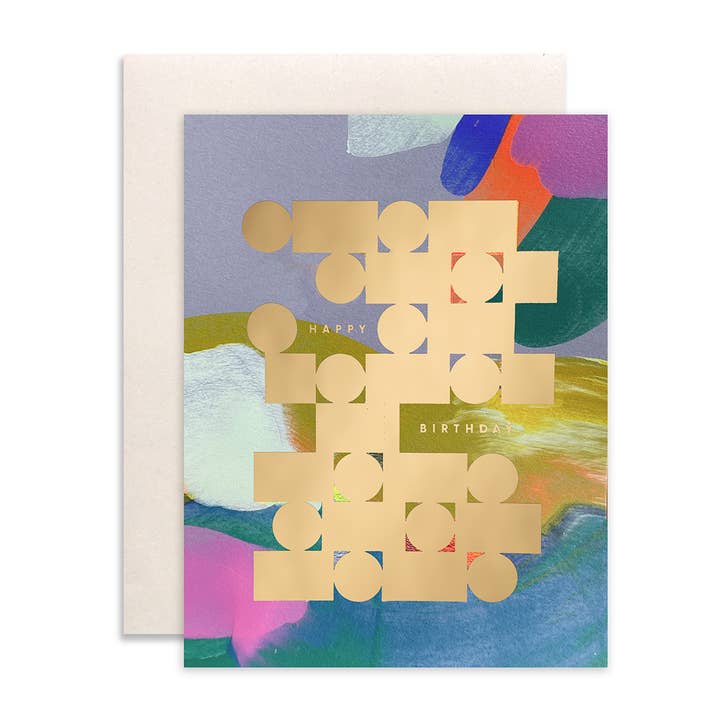 Geo Birthday Card by Moglea