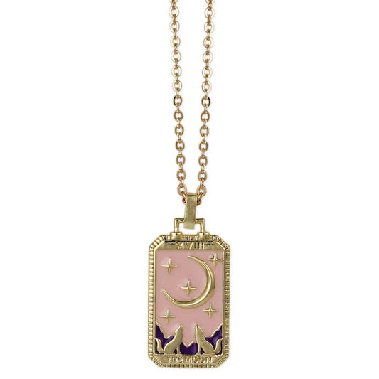 Tarot Card Necklace - Mystic Moon