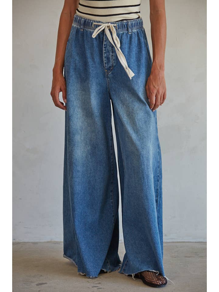 Bell Jar Pants - Dark Denim