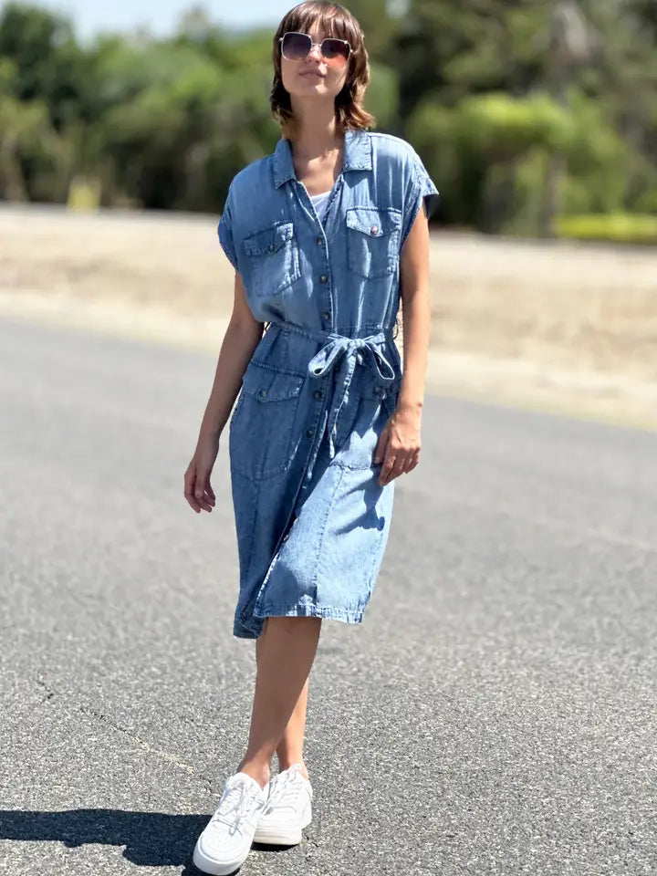 Cruising Shirtdress - Denim