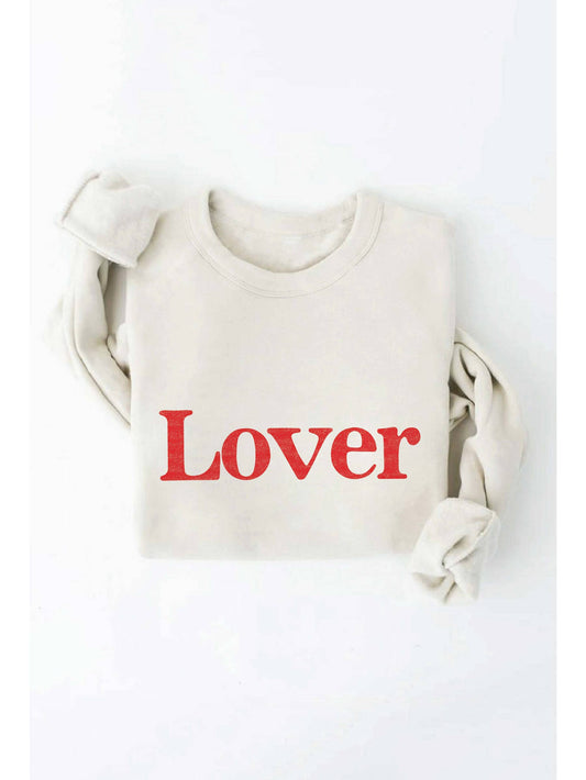 Lover Sweatshirt - Vintage White