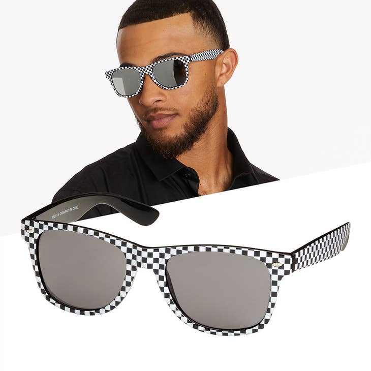 Classic Checkered Sunglasses