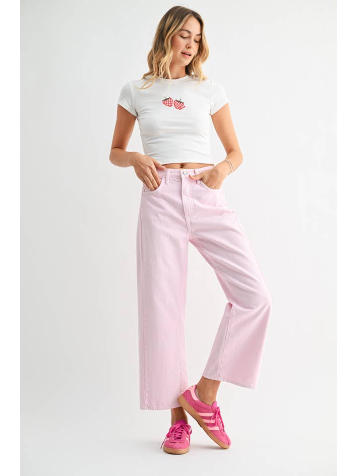 Barrel Jean Twist - Pink