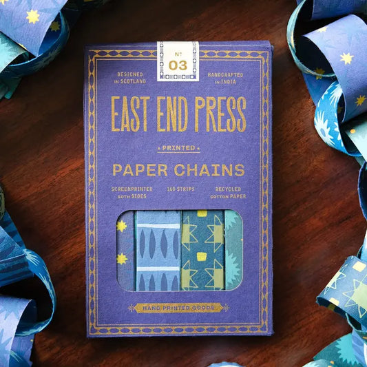 Blue & Yellow Paper Chain Kit