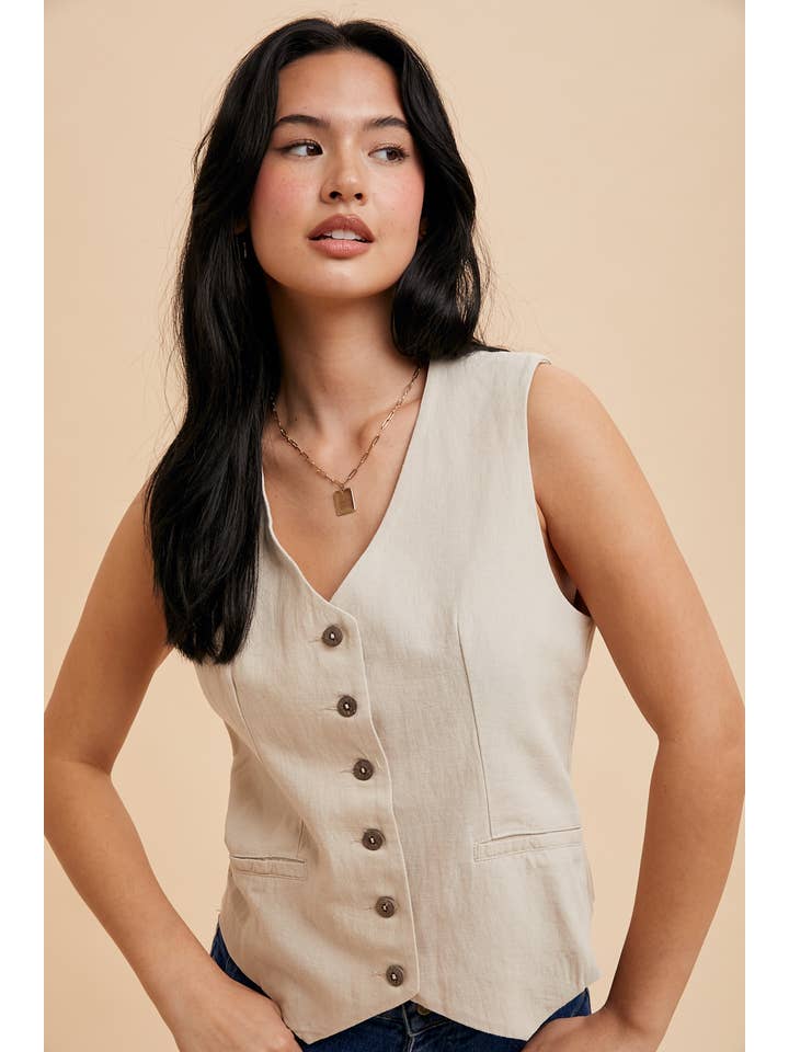 Everyday Vest - Linen