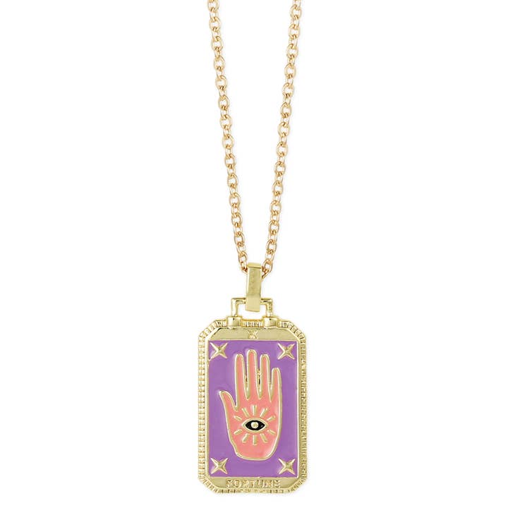 Tarot Card Necklace - Good Fortune