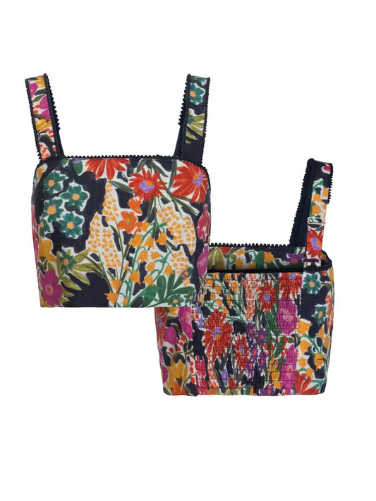 Ilyssa Crop Top - Gardenia