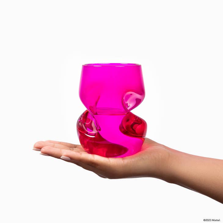 Barbie Stemless Wine Glasses - Pink