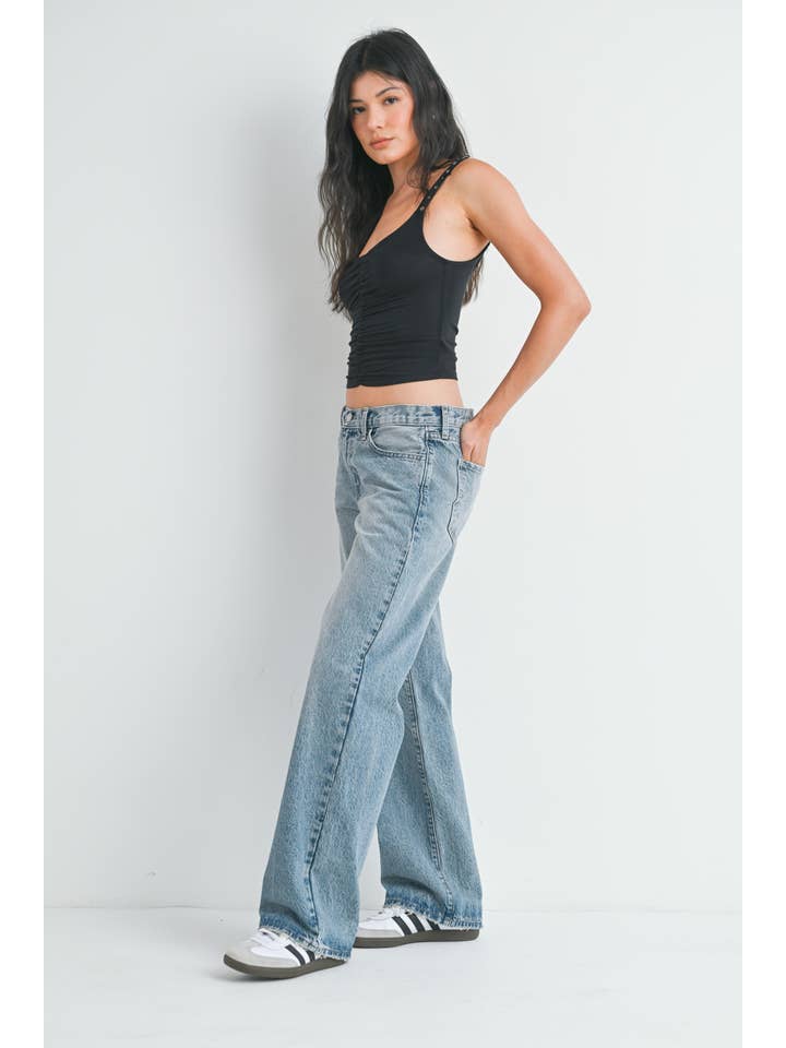 Low Rise Slouch Jean - Vintage Light