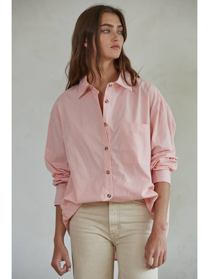 Beaufort Shirt - Coral