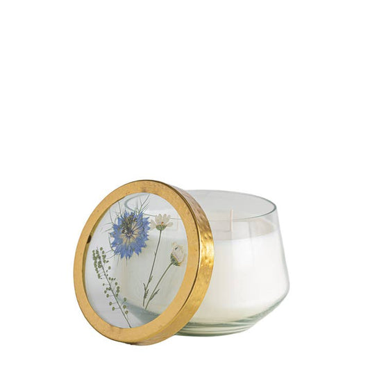 Sea Salt Mist Floral Candle - Large