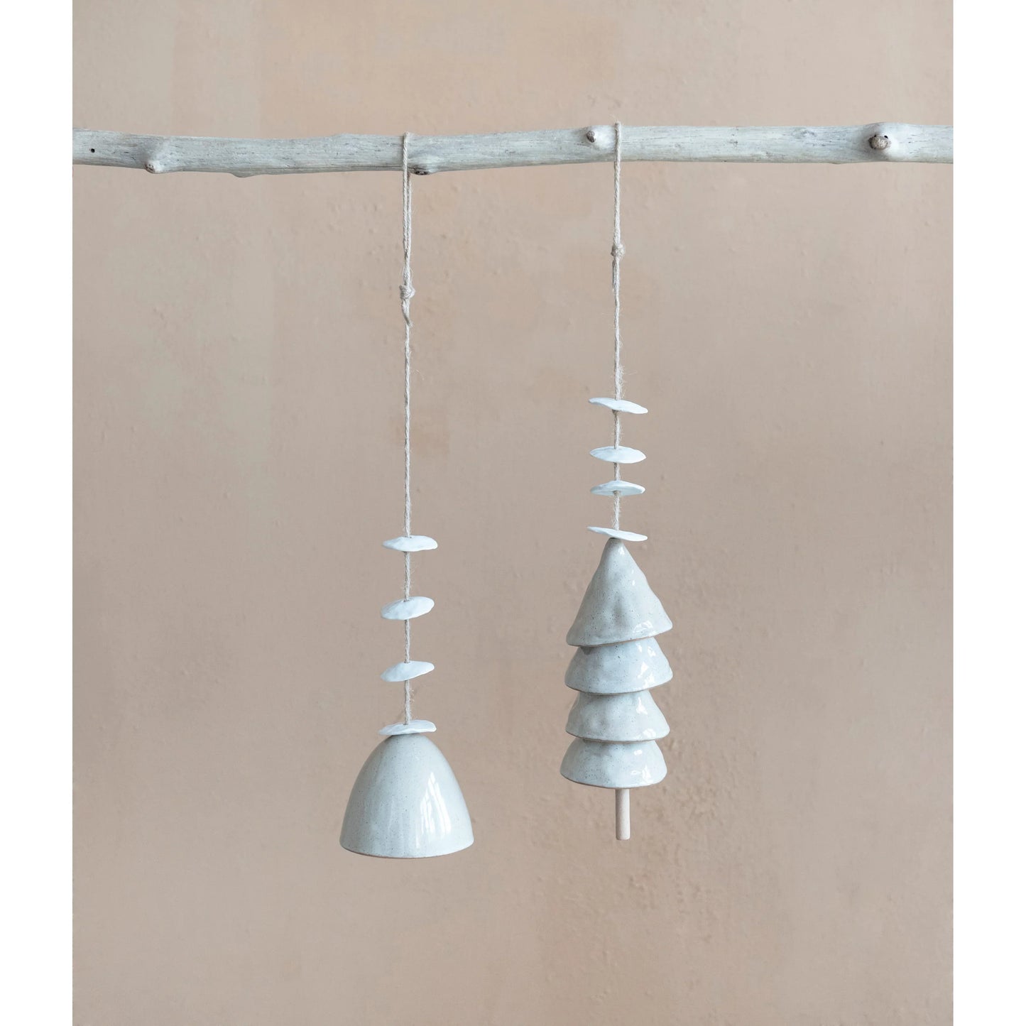 Rounded Hanging Stoneware Bell